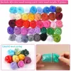 40 cores Kit de feltro de agulha Ferramentas de feltro de lã
