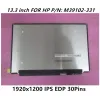 Tela para HP P/N: M39102331 13.3 "1920x1200 EDP 30pins LED LCD Screen IPS Painel de exibição de laptop Slim