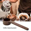 Coffee Scoops Walnut Mesury Scoop Wooden Spoon Beans Bar Article Article Tools for Home