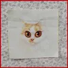 7pcs / lot Home Cat Impression numérique peinture à main Tissu teint à la main DIY Couture patchwork Scrapbooking en tissu pour sac à main Decora Wall Decora