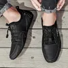 Sıradan Ayakkabı Klasik Erkekler Deri Mokasen Loafers Açık Sabit Sabahlar Moda Sürüş