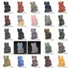 1,5 "Stone snijwerk Figurine Natural edelsteen kwarts Agaat Jade Crystal Healing Dieren Statue Home Decoratie