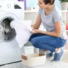Tvättpåsar stor hämma badrumsarrangör för smutsiga kläder hem förvaringspåse barnkorg hink hushållstillbehör