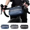 3L Handlebar Bag Wear Resistant Waterproof Polyester Large Capacity Bicycle Pannier for Bike