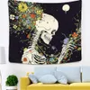 Nightmare Before Christmas Starry Night Sky Cadeau voor filmliefhebber Tapestry Tapestry Skin-vriendelijk polyester wanddecor Tapiz Room Decor Tapiz Room Decor