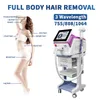 Épilateur 808Nm Diode Laser Répouvre de cheveux Lignes de carrosserie Epilator pour femme Man Longueur d'onde 1064NM 755NM 808NM