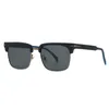 Sunglasses 56951 Brand Design Rivet Sun Glasses Men Classic Driver Square Sunshade Mirror Riding Oculos Uv400