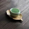 Tacki herbaty naturalne bambus łyżka chińska herbata Teapot Tacka Zestawy talerza