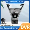 Kampacar PT11-F Dash Cam 4K 2160p bilkamerainspelare för Peugeot 3008 för Peugeot 5008 för Peugeot 4008 för Citroen DS7 Car DVR