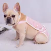 ペットおむつドッグショーツジャンプスーツ調整可能なサスペンダー小さな中程度の女の子の犬用の生理学的パンツ下着生理パンティー