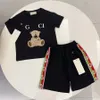 fasion baby Designer set Children's short sleeve children's fashion set Baby set Men's and women's clothing Top brand summer two-piece clothing B3