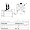 HBS57 Contrôleur de servomoteur hybride en boucle fermée 2N NEMA 23 57 Groupe de moteur pas à pas avec codeur pour la gravure de la machine à fraisage CNC