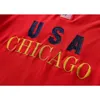 Plus Size 7XL 100% Cotton Summer Mens Polo Shirts High Quality Short Sleve Chicago Letter Embroidery Casual Red Male Tshirts 240410