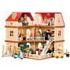 1/12 Modern Boll House Forest Family 11 Style House Miniatura Accessori per mobili per villa Kit Castle Supermarket Scene Model