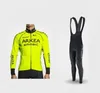 Hiver Fleece Thermal 2021 Arkea Samsic Team Men's Cycling Jersey à manches longues Vêtements de vélo avec pantalon Bib Ropa Ciclismo