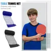 Bärbar professionell standard ping pong net hållbar inomhus utomhus sport bord tennis fyrkantiga nät nät bord tennis tillbehör