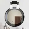 Modern fırçalanmış nikel vanity ışığı açık dövülmüş cam tonları - sundurma veya banyo için 3 ışıklı banyo fikstürü - şık lineer duvar aplik tasarımı