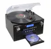 Giradischi nuovi altoparlanti di design più venduti allinone in vinile registratore CD CD Bluetooth Radio Cassette Player