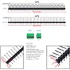 40pcs da 2,54 mm per pin cistina di morsetti a vite bloccanti a doppio prototipo il kit di scheda PCB