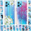 Realme9 4G Soft TPU -omslag för Realme 9 Pro Plus Case Clear Silicone Print Cat Funda For Oppo Realme 9 Pro 5G Covers Transparent