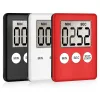 Elektronisch LCD Digitaal scherm Magneet Keukentimer Kookt Countdown Clock Alarm Sleep Stopwatch Clocks Kitchen Gadget