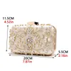 Satin Vintage Style Diamonds Wedding Bridal Day Clutch Party New Arrival Evening Bags Shoulder Chain Handbags