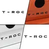 Decorazioni per auto 3d adds cromo cromo trunk emblema badge adesivo per la volkswagen troc t-roc logo accessori automatici