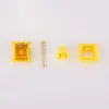 Tillbehör Gateron Cap Gold Yellow Linear KS25 5 Pin DIY HOTSWAP 35st per Pack Gaming Mechanical Tangentboard Switch