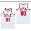 Basketball Jerseys Bull 23 33# Pippen 91 Rodman Embroidered Jersey