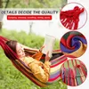 Hammocks Camping Hammock Canvas Hammock Single ou Double Hammock Travel Hammock Accaming Acessórios ao ar livre Hammockq