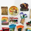 Tajlandia pamiątka turystyczna kreatywna footprint Pattaya Phuket Beach Bangkok Stamps Flip Flop Koh Chan Fridge Magnet Country Decor