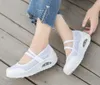 Sapatos casuais moda feminina apartamento primavera verão damas malha plana tênis respirável e respirável de tamanho grande