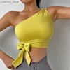 Yoga Outfits Cloud Hide Hot Girl Girl Bra Reggiseno sexy Whatwear Fitness Fitness Tank Yoga Crop Top Shirt Shirt Home Running Sports Awear Y240410