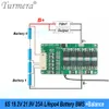 Turmera 6S 25A Balance BMS 19.2V 21.9V LIFEPO4 Placa protegida por bateria com uso de PTC em 18650 26650 32700 33140 Baterias LIFEPO4