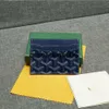 Projektant karty portfela portfela Męskie projektanci Kobiety Mini portfele kluczowe kieszonkowe gniazdo wnętrza z pudełkowym bankiem oryginalna skóra