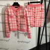 Plaid Camis Suit Zestaw kantarki projektant Camisoles sukienka żeńska elegancka kurtka urokowa