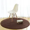 Gray/Coffee/Green Living Room Area Rug Round Carpet Chair Mat Anti-slip Memory Foam Yoga Mat Bedroom Rug Kids Play Mat Doormat