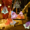 DIY Noel Sagacts Epoksi Reçine Silikon Kalıp Noel Ağacı Elk Kar Tanesi Çan Kolye Reçine Kalıp Noel Dekor Asma Etiketler