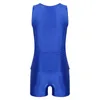 Damen Badebekleidung 2022 Neues zweiteiliges Schwimmoutfit glänzend separate Badeanzug Yoga Sportswear Nachtwäsche-Tanktop mit Shorts
