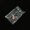 200 pcs Small Plastic Plastic Transparent Sac OPP refusable de cellophane Poly Sac Gire cadeau