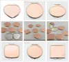 New sublimation blank rose golden makeup mirrors sublimation cosmetic mirror transfer printing consumables2434349