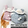 Borsa per trasporta per animali domestici per gatto per animali domestici accoglienti cuccioli morbidi borse per cani da gatto zaino da viaggio da viaggio da viaggio all'aperto Chihuahua Pug