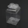 10pcs Clear Square Wedding Favor Gift Box Transparent Party Petal Candy Candy Event Sweet Candy Favor Holder