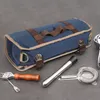 New Bar Bartender Carrying Bag Creative Bartender Canvas Toolkit Pack Bar Tool Bag Professional Cocktail Shaker Set Storage