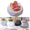 3D Silicone Mold Diamond Love Heart Round Succulent Flower Pot Silicone Mold DIY Ashtray Candle Holder Mold Succulent Plant Pot