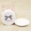 100pcs multi cute brown /white paper gift label tag handmade jewelry charms tag round wedding favors /cookies decorative tag