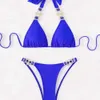 2024 Nouveau triangle de maillot de bain Split Split Split Bikini Triangle de plage