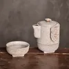 Tangpin giapponese ceramica teattle gallo gaiwan set da tè da viaggio in porcellana set da tè da viaggio portatile