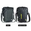 Bike Bag Waterproof Bike Bicycle Rear Rack Pannier Bag Cycling Rear Seat Bag Outdoor Shoulder Bag casco ciclismo