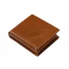 retro Oil Wax Leather Wallet Handmade Men Cowhide Wallet with Coin Purse Genuine Leather Bank Card Holders Wallet For Male 76Al#